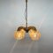 Wood & Glass Ceiling Lamp, Czechoslovakia, 1970s, Image 7