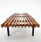 Mid-Century Slat Bench, 1960s, Image 6