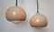 Mid-Century Space Age Pendants by Guzzini for Meblo, Italy, 1970s, Set of 2 5