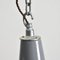 Industrial Grey Elliptical Benjamin Pendant Light, 1950s, Image 3