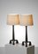F647 Tripod Table Lamps in Wrought Iron, 1950, Set of 2 8