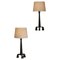 F647 Tripod Table Lamps in Wrought Iron, 1950, Set of 2 1