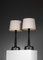 F647 Tripod Table Lamps in Wrought Iron, 1950, Set of 2 17
