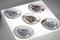 Ceramic Plates by Jean Derval, 1960, Set of 5 9