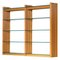 Italian G343 Bookcase in Glass and Wood, 1970 1