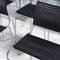 Schwarze Esszimmerstühle aus Gummiband & Stahl von Tom Dixon, 2000er, 10 . Set 3