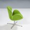 Swan Chair in Lime Green Fabric by Arne Jacobsen for Fritz Hansen, 2010s 2