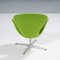 Sedia Swan in tessuto verde lime di Arne Jacobsen per Fritz Hansen, anni 2010, Immagine 3