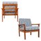 Borneo Komfort Chairs attributed to Sven Ellekaer, 1960s, Set of 2 1