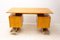 Mid-Century Beechwood Writing Desk, Czechoslovakia, 1970s 18