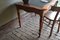 Antique Biedermeier Mahogany Writing Table with Chair, Set of 2 4