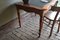 Antique Biedermeier Mahogany Writing Table with Chair, Set of 2, Image 4