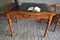Antique Biedermeier Mahogany Writing Table with Chair, Set of 2 3