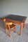 Antique Biedermeier Mahogany Writing Table with Chair, Set of 2 1