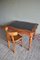 Antique Biedermeier Mahogany Writing Table with Chair, Set of 2, Image 1