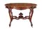 Carved Walnut Occasional Table, 1890s 1