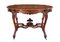 Carved Walnut Occasional Table, 1890s, Image 1
