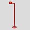 Red Lacquered Floor Lamp from Stilnovo, 1960s 1