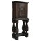 Baroque Cabinet in Dark Stained Carved Oak 1