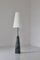 Large Danish Modern Blue Ceramic Floor Lamp by Noomi Backhausen for Søholm, 1960s 4