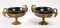 Copas de bronce y mármol negro de finales del siglo XIX. Juego de 2, Imagen 2