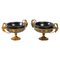 Copas de bronce y mármol negro de finales del siglo XIX. Juego de 2, Imagen 6