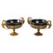 Copas de bronce y mármol negro de finales del siglo XIX. Juego de 2, Imagen 1