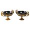 Late 19th Century Bronze and Black Marble Cups, Set of 2 1