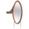Vintage Oval Mirror, Italy, Mid-20th Century 1