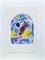 Marc Chagall, Genesys XLIX 27 de Vitraux pour Jérusalem, litografía, 1962, Imagen 1