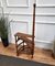 Mid-Century Italian Carved Walnut Spiral 4-Step Library Ladder, 1950s 6