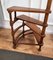 Mid-Century Italian Carved Walnut Spiral 4-Step Library Ladder, 1950s, Image 7