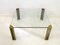 Dutch Brass and Glass Coffee Table by Peter Ghyczy, 1970s, Immagine 2