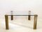 Dutch Brass and Glass Coffee Table by Peter Ghyczy, 1970s, Immagine 3