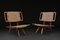Mid-Century Rattan Lounge Chairs attributed to Paul László for Glenn of California, 1950s, Set of 2 2