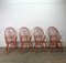 Windsor Wooden Bar Chairs, Set of 4, Image 1