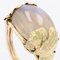 20. Jh. Französischer Ring aus 18 Karat Gelbgold mit Gingko Blättern, 1890er 7