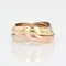 Anillo moderno de oro rosa blanco amarillo de 18 kt, Imagen 4