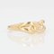 Modern 18 Karat Yellow Gold Interlaced Ring 4