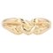 Modern 18 Karat Yellow Gold Interlaced Ring, Image 1