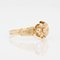 19th Century 18 Karat French Rose Gold Flower Ring, Image 6