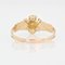 19th Century 18 Karat French Rose Gold Flower Ring 4