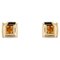 Modern 18 Karat Yellow Gold Stud Earrings, Set of 2 1