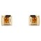 Modern 18 Karat Yellow Gold Stud Earrings, Set of 2, Image 1