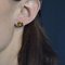 Modern 18 Karat Yellow Gold Stud Earrings, Set of 2 5