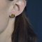 Modern 18 Karat Yellow Gold Stud Earrings, Set of 2, Image 5
