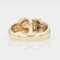 14 Karat Modern Sapphire Cultured Pearl & Yellow Gold Ring 6