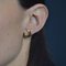 Modern 18 Karat Yellow Gold Gadrooned Earring, Set of 2, Image 5