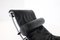 Lounge Chair LC4 in Black Leather attributed to Le Corbusier for Cassina, Italy, 1960s, Image 7