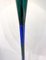 Fulvio Bianconi zugeschriebene Mid-Century Modern Stehlampe aus Muranoglas in Blau & Grün von Venini, 1950er 9